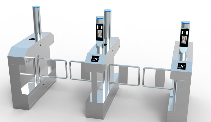 東信小鋼炮人臉識(shí)別閘機(jī)通道系統(tǒng)效果圖