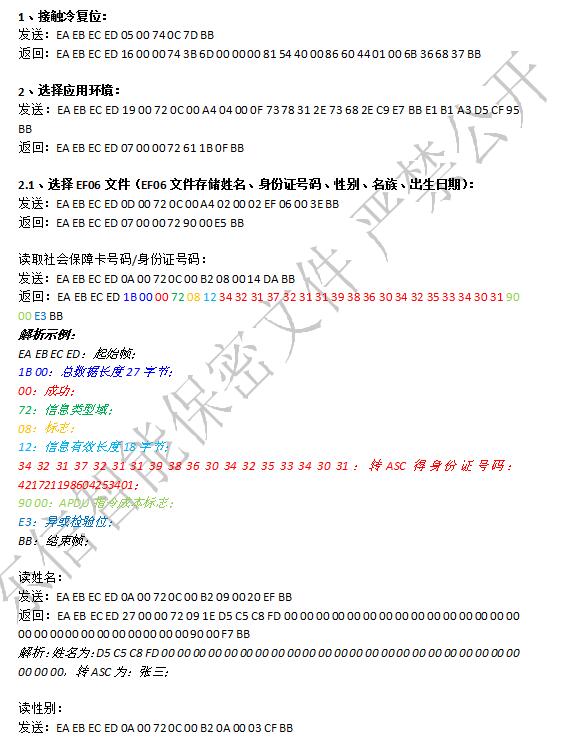 廣東東信智能科技有限公司社保卡指令協(xié)議