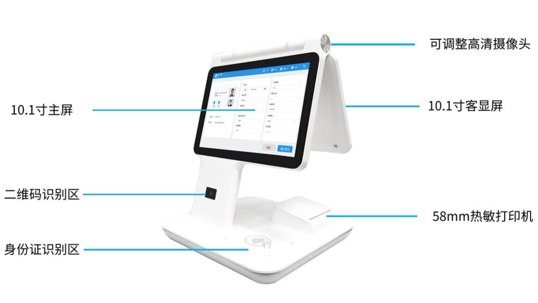 安卓訪客一體機使用東信嵌入式身份證讀卡器模塊